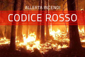 Stato di massima pericolosita&#39; per incendi boschivi